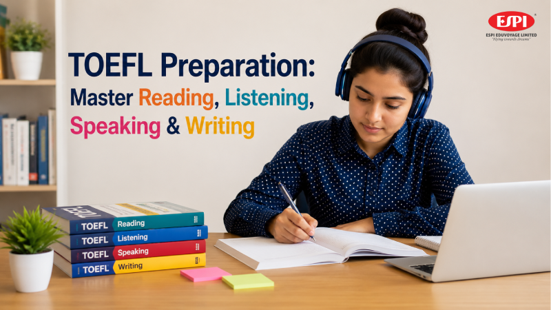 TOEFL Preparation: Master Reading, Listening, Speaking & Writing