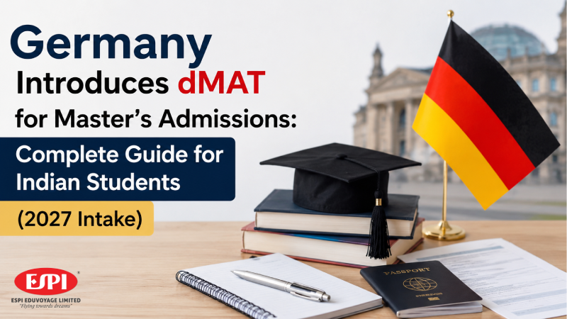 Germany Introduces Dmat For Masters Admissions Complete Guide For Indian Students 2027 Intake - ESPI Visa Consultants