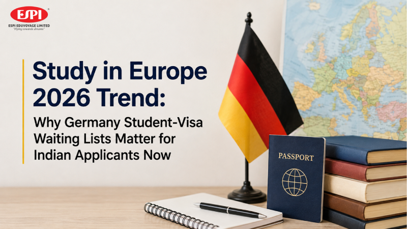 Study in Europe 2026 Trend: Why Germany Student-Visa Waiting Lists Matter for Indian Applicants Now