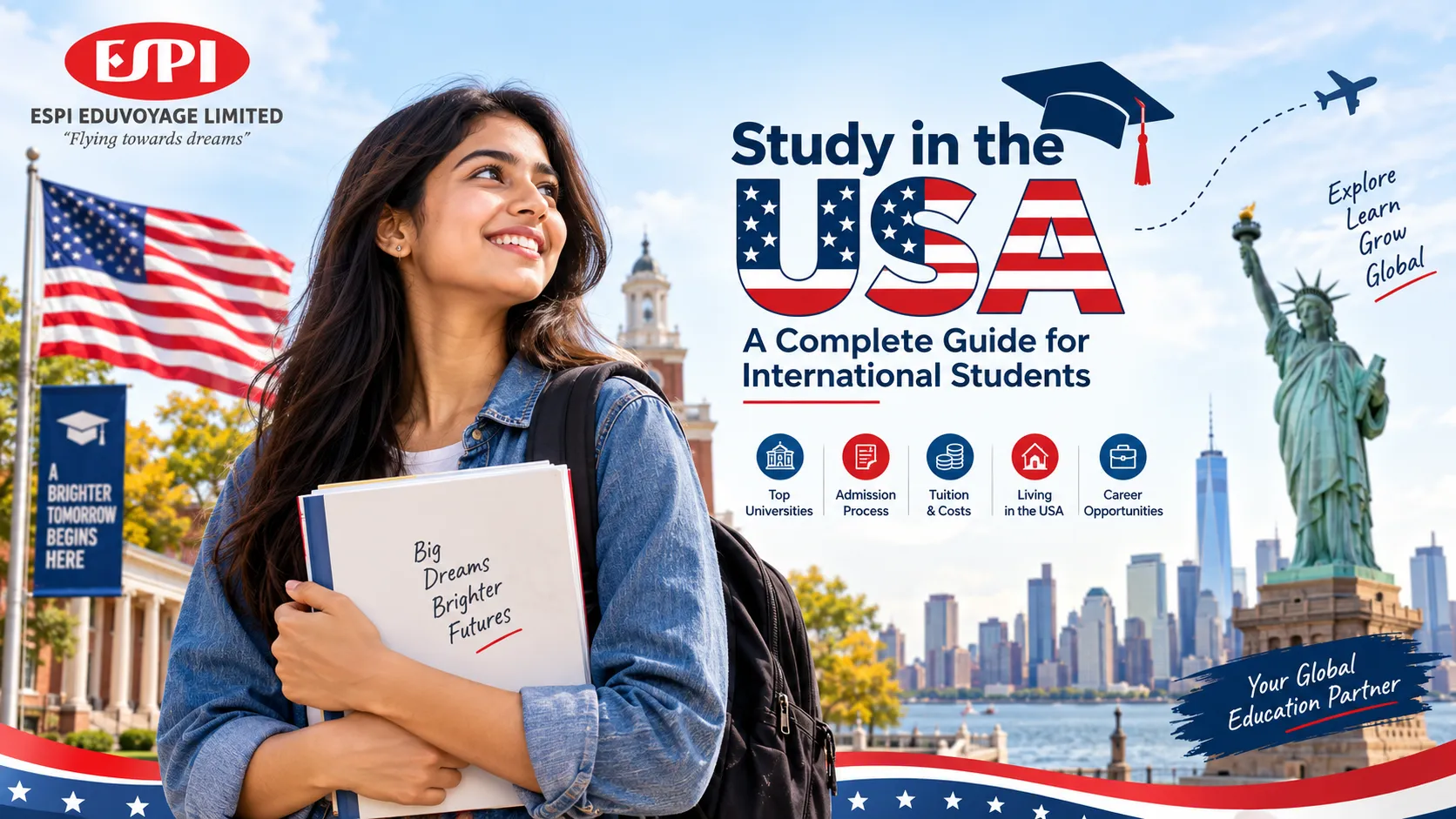 Study In The USA A Complete Guide For International Students - ESPI Visa Consultants