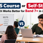 IELTS Course or Self-Study? Which Works Better for Band 7+ in 2026