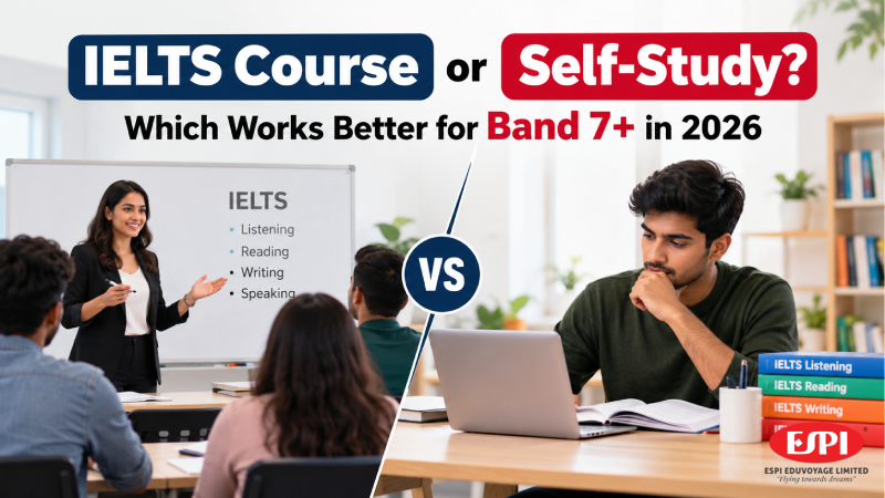 IELTS Course or Self-Study? Which Works Better for Band 7+ in 2026